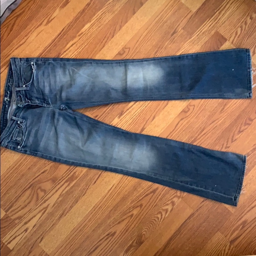 7 for all mankind “Flynt” distressed bootcut jean